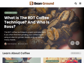 'beanground.com' screenshot