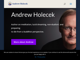 'andrewholecek.com' screenshot