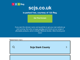 scjs.co.uk homepage screenshot