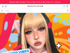 'honeycolor.com' screenshot