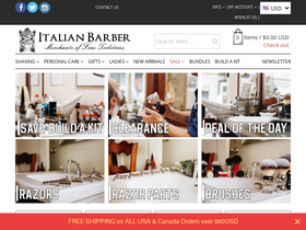 'italianbarber.com' screenshot