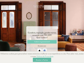 'westwing.com.br' screenshot