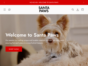 santa-paws.com homepage screenshot