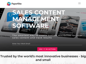 'paperflite.com' screenshot