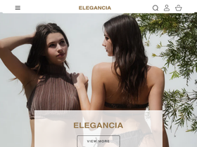 elegancia.co.jp homepage screenshot