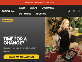 SwapWear® website screenshot