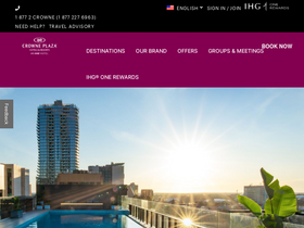 'crowneplaza.com' screenshot