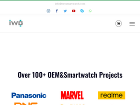 'iwosmartwatch.com' screenshot