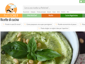 'petitchef.it' screenshot
