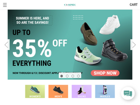 'apexfoot.com' screenshot