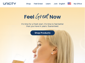 'unicity.com' screenshot