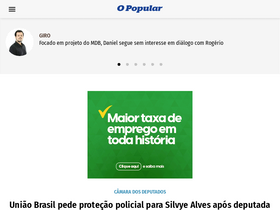 'opopular.com.br' screenshot