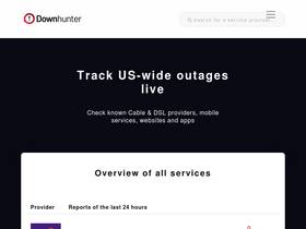 'downhunter.com' screenshot