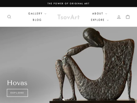 tsovart.com homepage screenshot