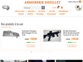 'armurerie-douillet.com' screenshot