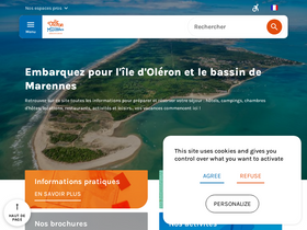 'ile-oleron-marennes.com' screenshot