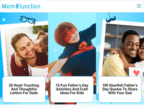 'momjunction.com' screenshot