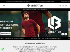 unbeaten.in homepage screenshot