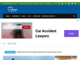 'defense-update.com' screenshot