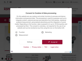'komtra.de' screenshot