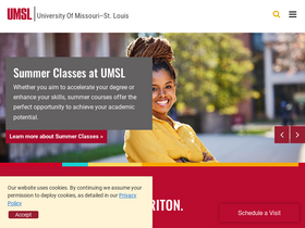 'myview.umsl.edu' screenshot