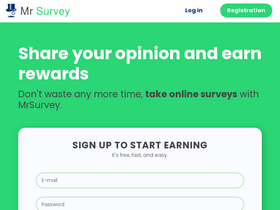 'mr-survey.com' screenshot