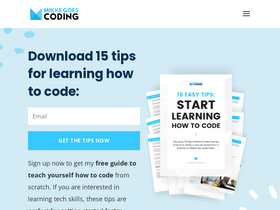 'mikkegoes.com' screenshot
