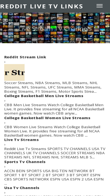 Stream live tv reddit new arrivals