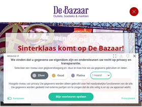 'debazaar.nl' screenshot