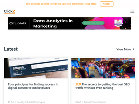 'clickz.com' screenshot