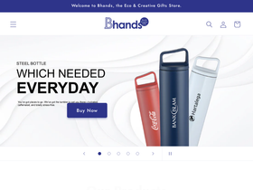 b-hands.com homepage screenshot