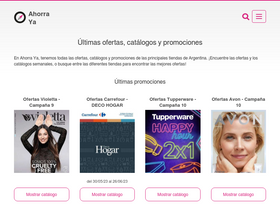 'ahorraya.com.ar' screenshot