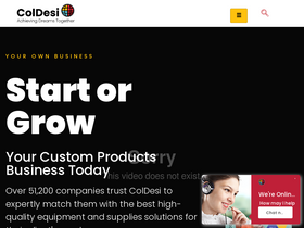 'coldesi.com' screenshot