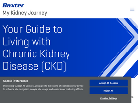 'mykidneyjourney.com' screenshot