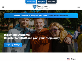 'northwestu.edu' screenshot
