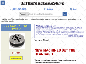 'littlemachineshop.com' screenshot