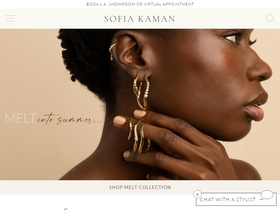 Sofia Kaman Fine Jewels website screenshot