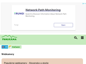 'panorama.sk' screenshot