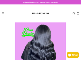 headhonchohair.com homepage screenshot