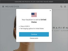weareeyes.co homepage screenshot