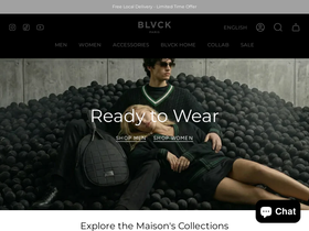 blvckw.com homepage screenshot
