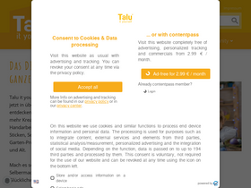 'talu.de' screenshot