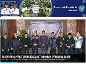 'banjarkota.go.id' screenshot