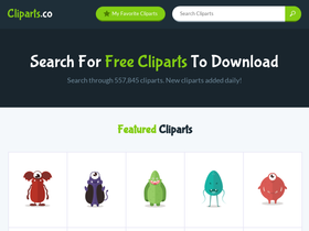 'cliparts.co' screenshot
