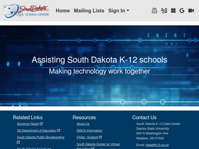 'k12.sd.us' screenshot