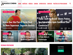 'musicaecinema.com' screenshot