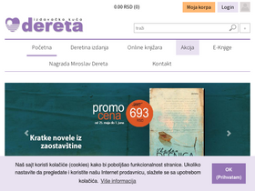 'dereta.rs' screenshot