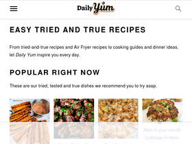 'dailyyum.com' screenshot