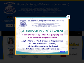 'sjcc.edu.in' screenshot