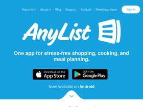 'anylist.com' screenshot